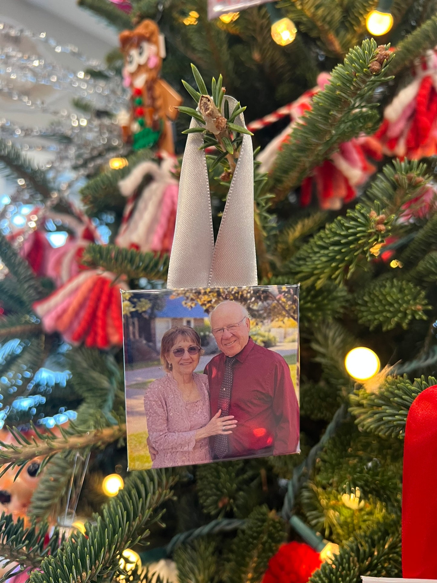 1 Pack 2.5"x 2.5" Photo Magnet Ornament