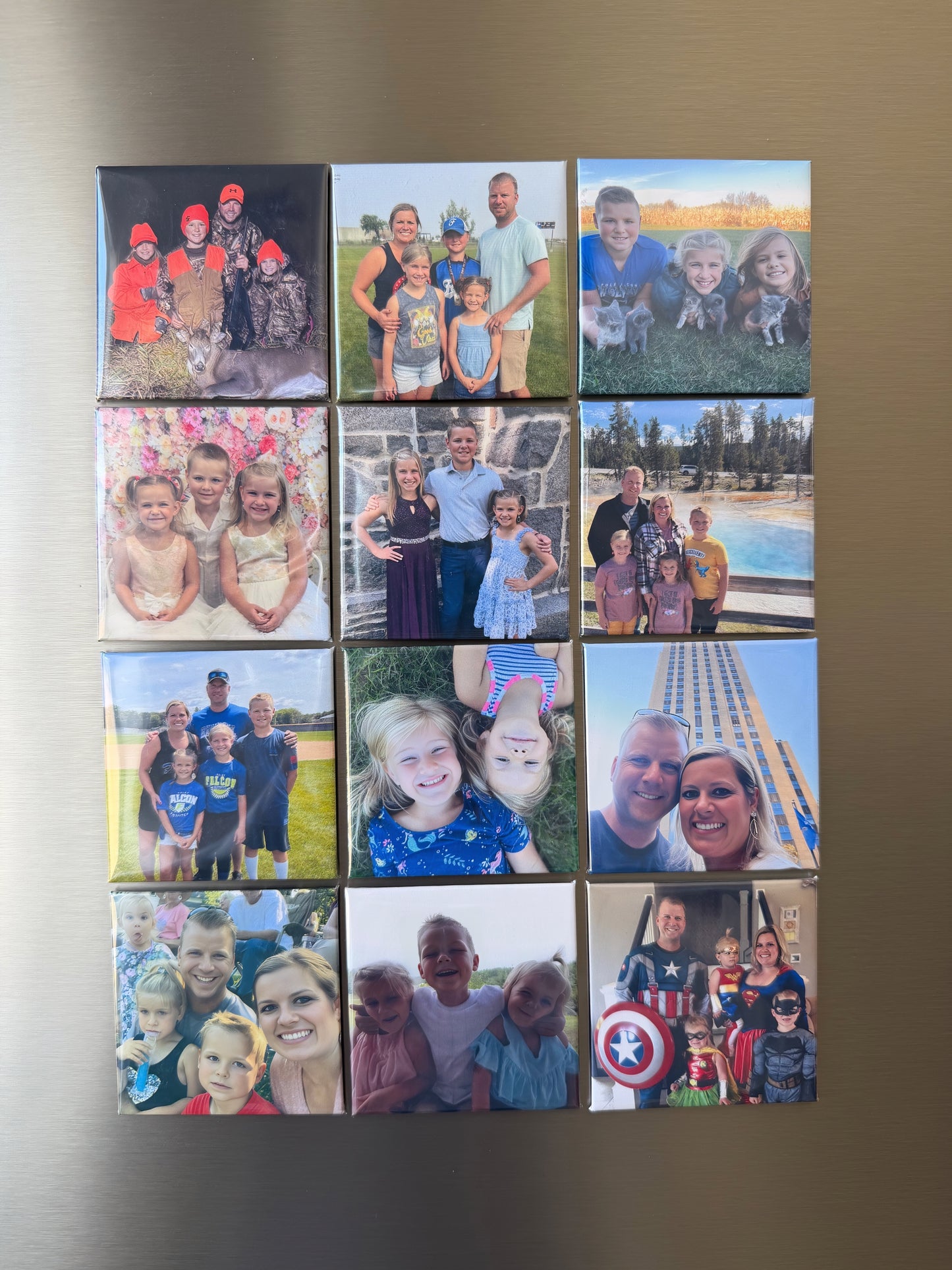 18 Pack 2.5"x 2.5" Photo Magnet